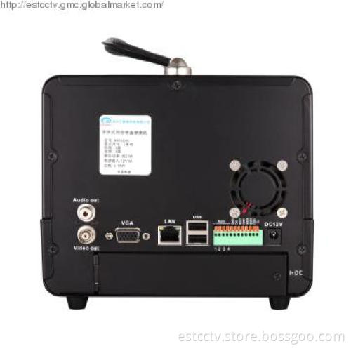 H.264/7\" LCD/Linux /720P/D1 4CH NVR Series cctv NVR604P